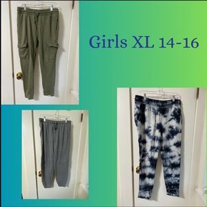3 pair sweat bundle for girls 14-16